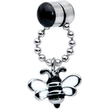 Bee Chain Dangle Non Pierced Magnetic Clip On Fake Septum Ring