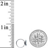 20G 5/16 Aurora Gem Colorful Glam Butterfly Nose Hoop