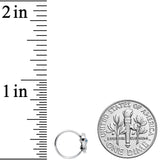 20G 5/16 Textured Blue Dolphin Heart Nose Hoop