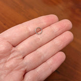 20G 1/4 Grade 23 Titanium Bendable Hoop Ring