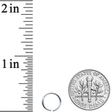 20G 7mm Grade 23 Titanium Bendable Hoop Ring