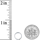 20G 5/16 Grade 23 Titanium Bendable Hoop Ring