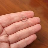 20G 5/16 Grade 23 Titanium Bendable Hoop Ring