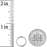 18G 9mm Grade 23 Titanium Bendable Hoop Ring