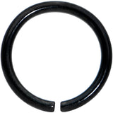 20G 1/4 Black PVD Grade 23 Titanium Bendable Hoop Ring