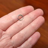 20G 7mm Rainbow PVD Grade 23 Titanium Bendable Hoop Ring