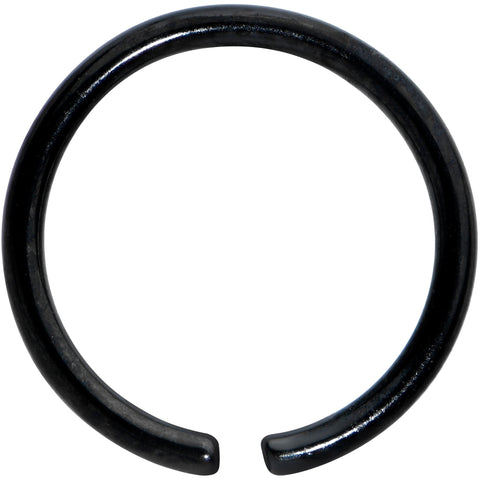 20G 7mm Black PVD Grade 23 Titanium Bendable Hoop Ring