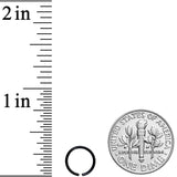 20G 7mm Black PVD Grade 23 Titanium Bendable Hoop Ring