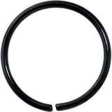 20G 3/8 Black PVD Grade 23 Titanium Bendable Hoop Ring