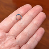 18G 5/16 Rainbow PVD Grade 23 Titanium Bendable Hoop Ring