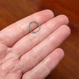 18G 3/8 Rainbow PVD Grade 23 Titanium Bendable Hoop Ring
