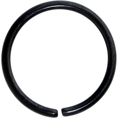 18G 3/8 Black PVD Grade 23 Titanium Bendable Hoop Ring