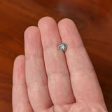 20G 1/4 Clear Gem Rhombus Retro Nose Bone