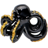 20G 1/4 Black Understated Octopus Nose Bone