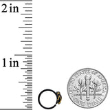 20G 5/16 Black Understated Octopus Cartilage Closure Ring