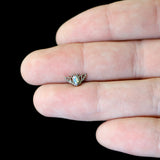 20G 7mm Aurora Gem Deco Waves L Shape Nose Ring