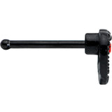 20G 1/4 Red Gem Black Steampunk Skeleton Heart Nose Bone