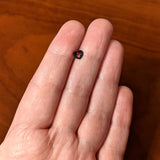 20G 1/4 Red Gem Black Steampunk Skeleton Heart Nose Bone