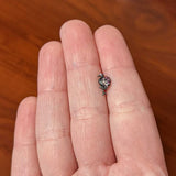 20G 1/4 Pink Gem Fashion Flamingo Black Nose Bone