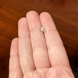 20G 5/16 Orange Gem Gold Hue Baroque Butterfly Nose Hoop