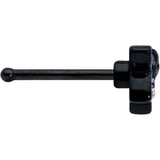 20G 1/4 Purple Gem Black Skull Blossom Nose Bone