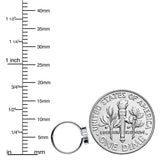 20G 5/16 Aurora Gem Fancy Flower Seamless Nose Hoop