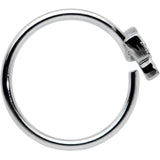 20G 5/16 Textured Little Bow Seamless Nose Hoop