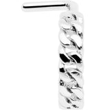 20G 1/4 Loving Links Faux Hoop L Shaped Nose Ring
