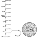 20G 1/4 Loving Links Faux Hoop L Shaped Nose Ring