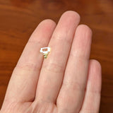 20G 7mm Gold Tone Stylish Key Left Side Nose Screw