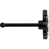 20G 1/4 Purple Tourmaline Black Lacy Drop Nose Bone