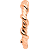 20G 5/16 Rose Gold Tone Wicked Wire Seamless Nose Hoop