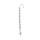 Clear CZ Gem Links Ear Cuff Bar Earring