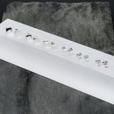 3mm-8mm Square Stud 316L Stainless Steel Earrings 6 Pack