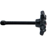 20G 1/4 Pink Gem Black Starry Flower Halloween Nose Bone