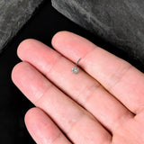 20G 7mm Clear Gem Elegant Starry Flower L Shape Nose Ring