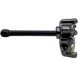 20G 1/4 Clear Yellow Gem Black Butterfly Nose Bone