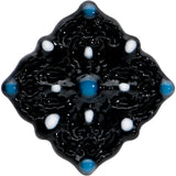 20G 1/4 Black Lacy Rhombus Nose Bone