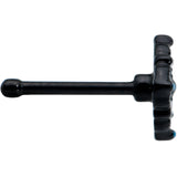 20G 1/4 Black Lacy Rhombus Nose Bone