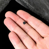 20G 1/4 Black Lacy Rhombus Nose Bone