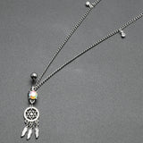 Clear Aurora Gem Southwest Dreamcatcher Dangle Belly Ring Belly Chain