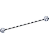 14G Black Tie Ghosts Glow in Dark Industrial Barbell 38mm Set of 3