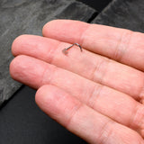 20G 1/4 Silhouette Kitty Cat Left Side Nose Screw