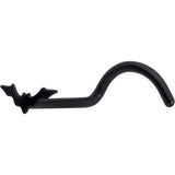 20G 1/4 Black Anodized Itty Bitty Bat Left Side Nose Screw