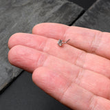 20G 1/4 Texture Pot Leaf L Shape Nose Ring