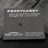 20G 5/16 Purple Yellow Gem Dragonfly Nose Hoop