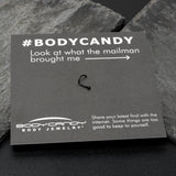 20G 1/4 Black ASTM F-136 Implant Grade Titanium Ball End Left Side Nose Screw