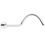 20G 1/4 ASTM F-136 Implant Grade Titanium Ball End Left Side Nose Screw