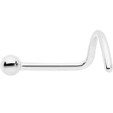 20G 1/4 ASTM F-136 Implant Grade Titanium Ball End Left Side Nose Screw