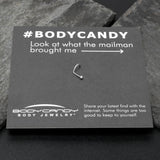 20G 1/4 ASTM F-136 Implant Grade Titanium Ball End Left Side Nose Screw